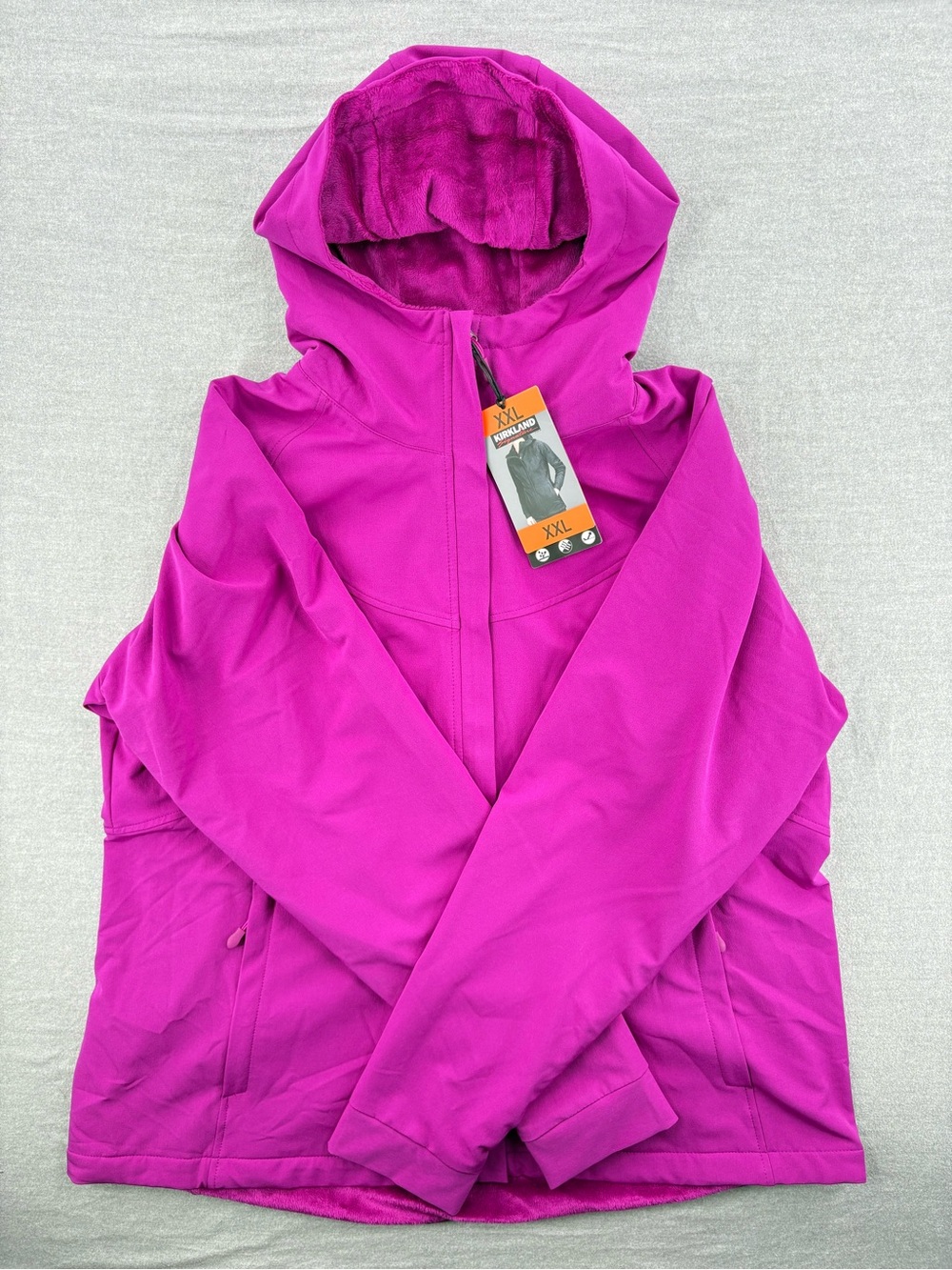 Signature Women's Hooded Raincoat - Magenta